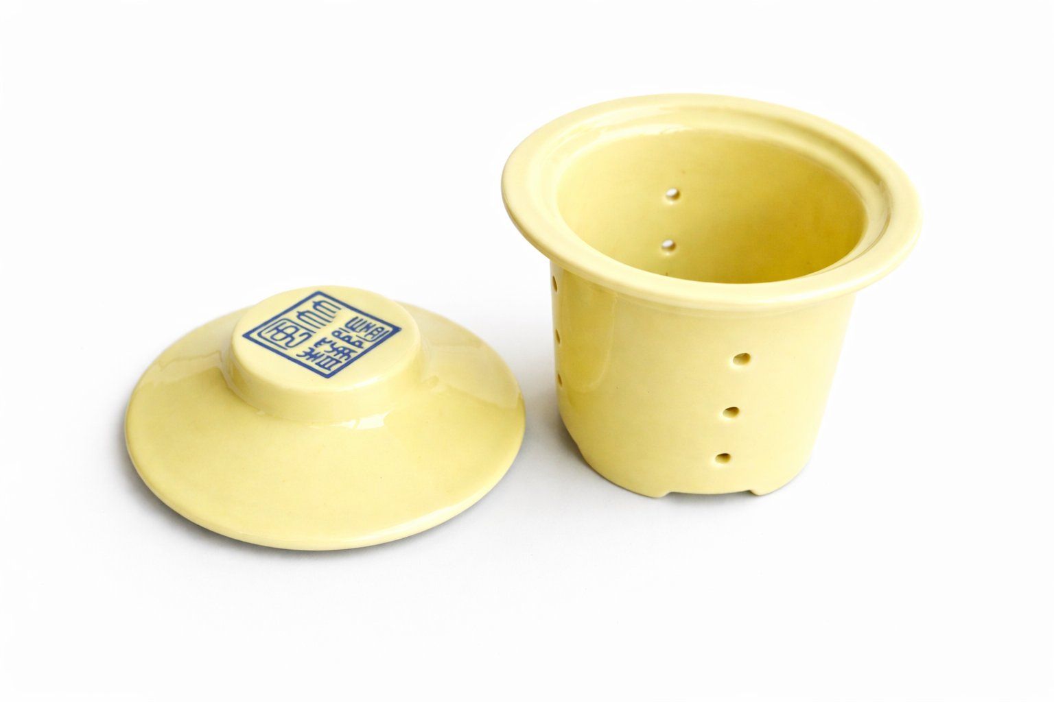 Théières: Teefilter Set Gelb mit Deckel Keramik – Neuf avec emballage d'origine à Fully par VaneaSelection 1