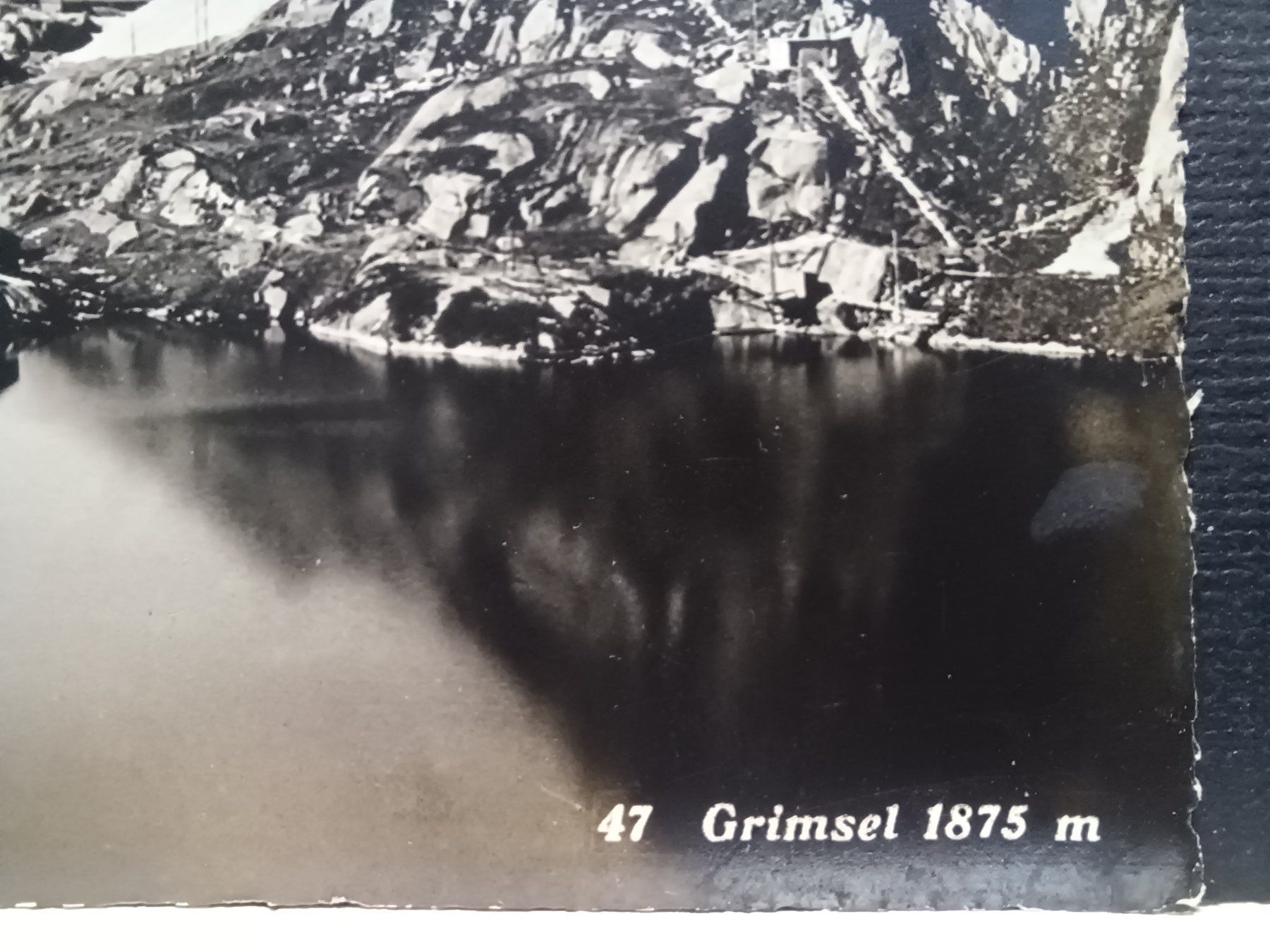 Cartoline postali: No. 47, Grimselsee, 1875 m – Usato da Aarau Rohr venduto da mgvw 1