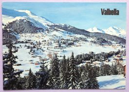 Valbella-Lenzerheide, gegen das Skigebiet der "Alp Stätz"