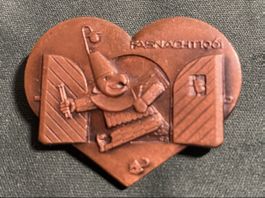 Fasnachts Plakette 1961 Herzform
