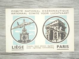 TR78 Carte Postale + Timbre Belgique 1947 Theme Aviation