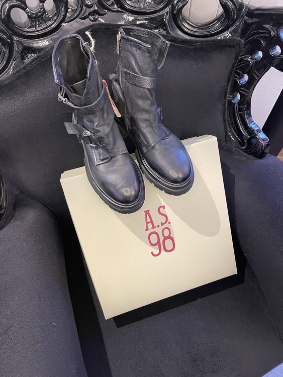 A.S.98 Stiefeletten grau selling Gr. 36