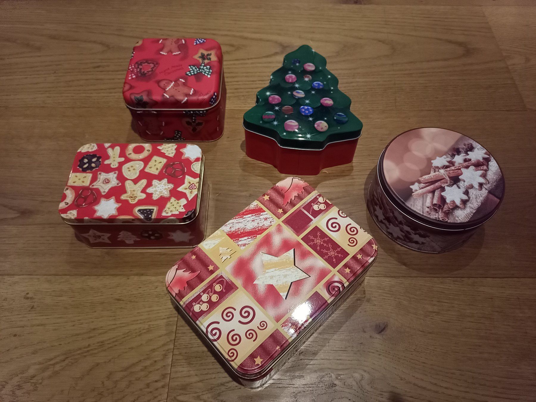 Tutte le decorazioni: 5teiliges Weihnachtsdosen-Set – Usato da Intragna venduto da Imzadi01