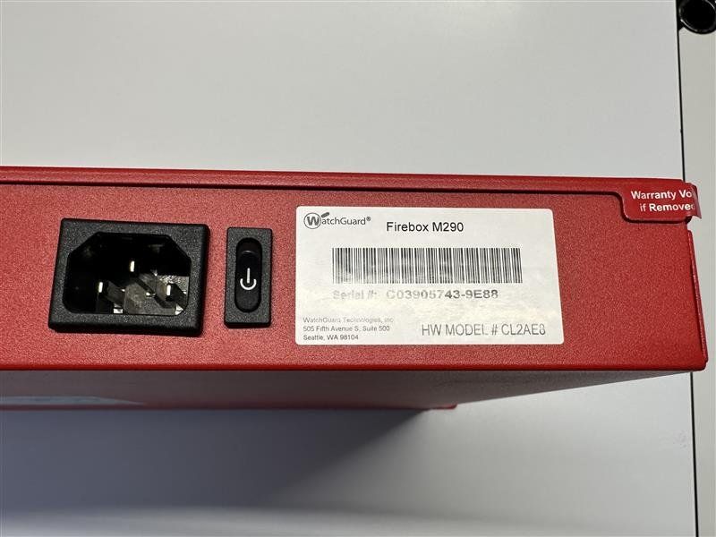 Firewall: Firewall WatchGuard Firebox M290 – Usato da Vaduz venduto da OHT_9490 1