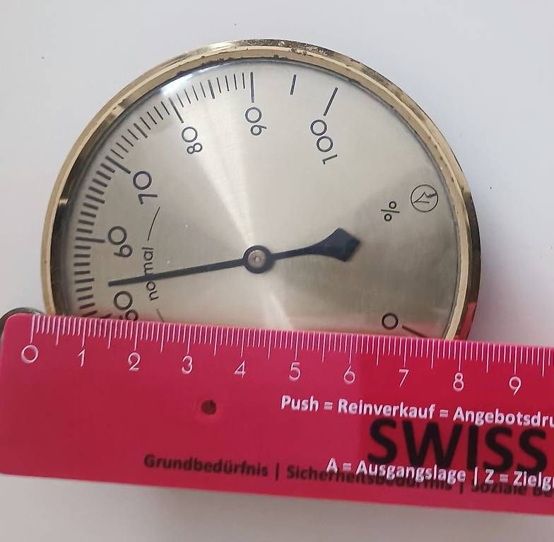 Misurare: Vintage Hygrometer TFA  Luftfeuchtigkeitsmesser – Usato da Bern venduto da sv-trade 2