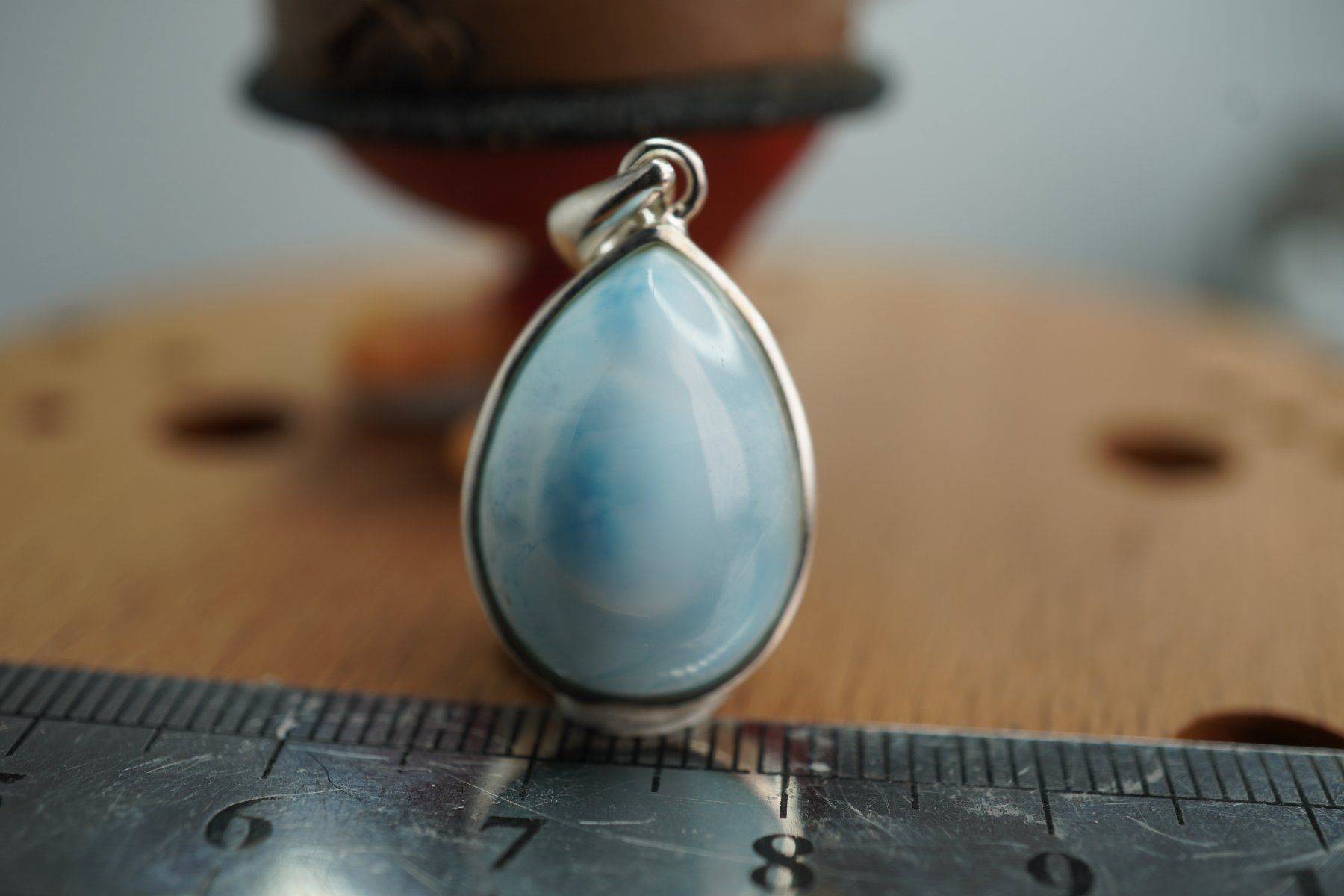 Minerali & Pietre curative: Larimar  925 Silber  22/16mm   Anhänger  "TOPSTONE" – Nuovo e nell'imballaggio originale da Eschenbach SG venduto da topstone 5