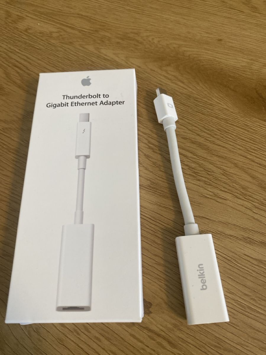 Apple Cavi: Original Apple Thunderbolt Gigabit Ethernet Adapter, neu! – Usato da Oberglatt ZH venduto da Capsici