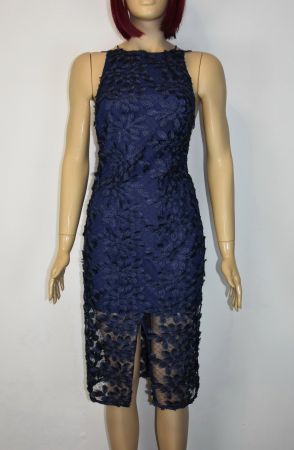 Topshop Damen Kleid Sommer Cocktailkleid/navy blau/Gr.34/Neu
