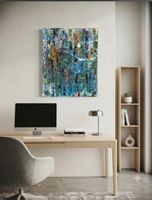 Gemälde " Geflecht" handmade 40×50
