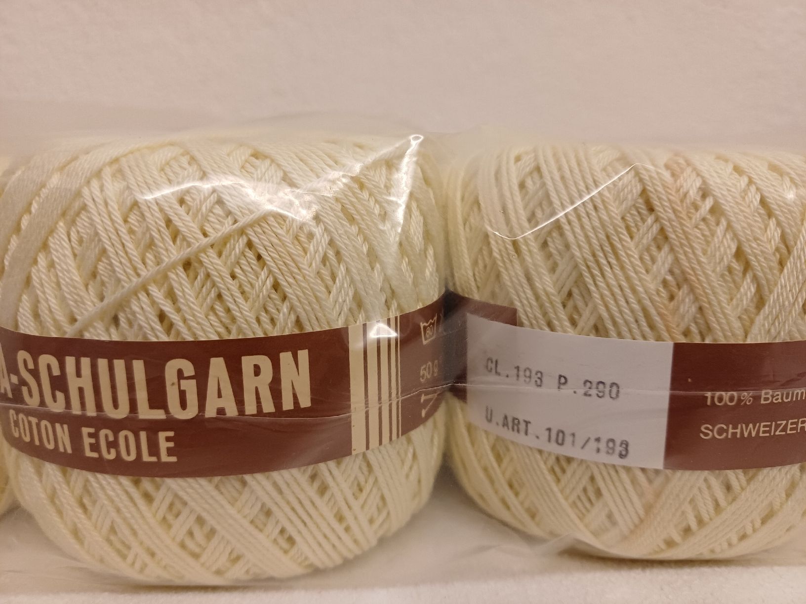 Wolle: Garn Baumwolle  – Neu und originalverpackt aus Zürich von dor_s9h2 1