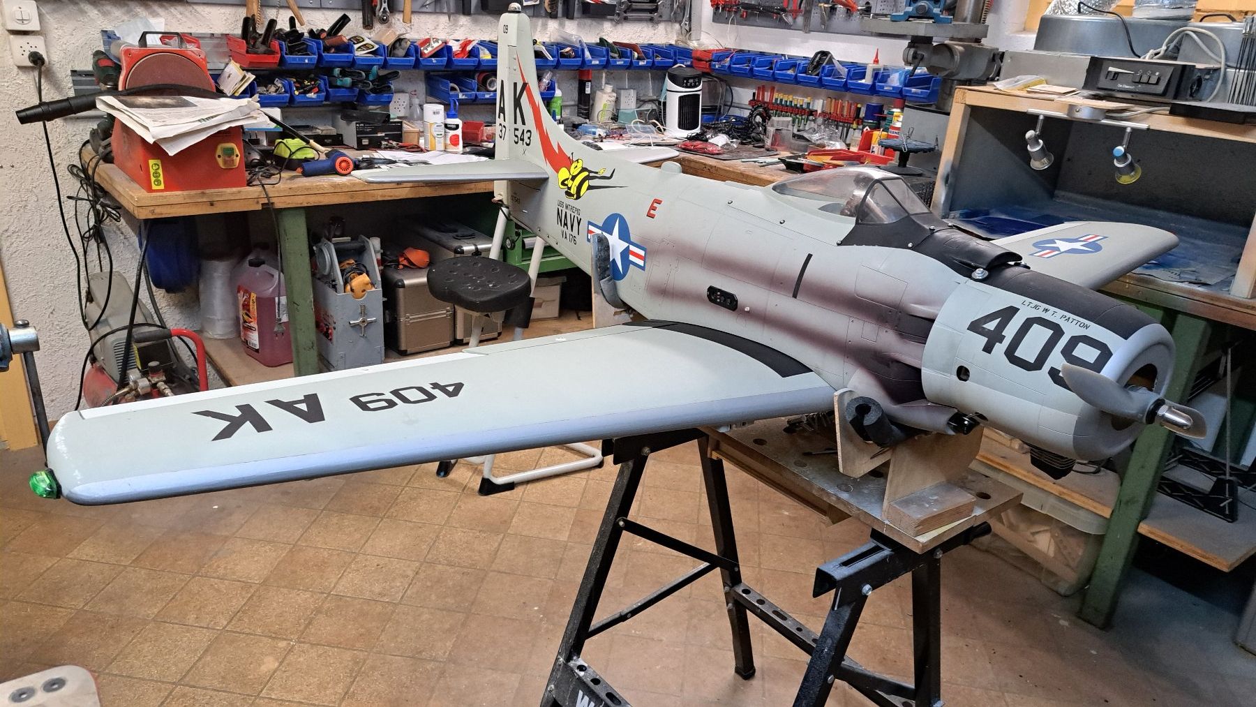 Modellismo RC: Skyraider A1 – Nuovo (secondo la descrizione) da Fislisbach venduto da Pires1 3