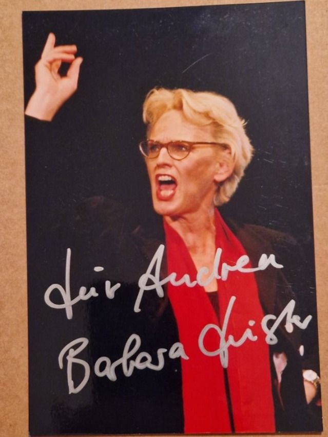 Autografi: Barbara Kuster - Handsigniert – Usato da Menziken venduto da Autogramme