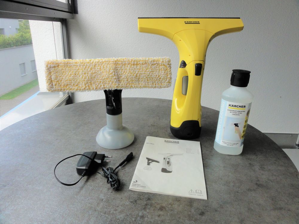 KÄRCHER Akku-Fenstersauger WV 2 Basic - Nur 3 X Gebraucht! (Gebraucht