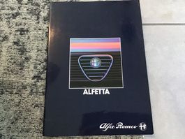 Alfa Romeo Alfetta Verkaufsprospekt 22 Seiten 1983
