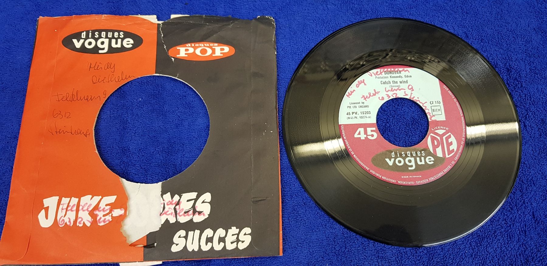 Dischi in vinile: Donovan - Catch the Wind, Vinyl Single 45 – Usato da Oberwil b. Zug venduto da Gto469