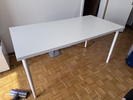 Tischplatte 160x80cm mit Höhenverstellbaren Beinen