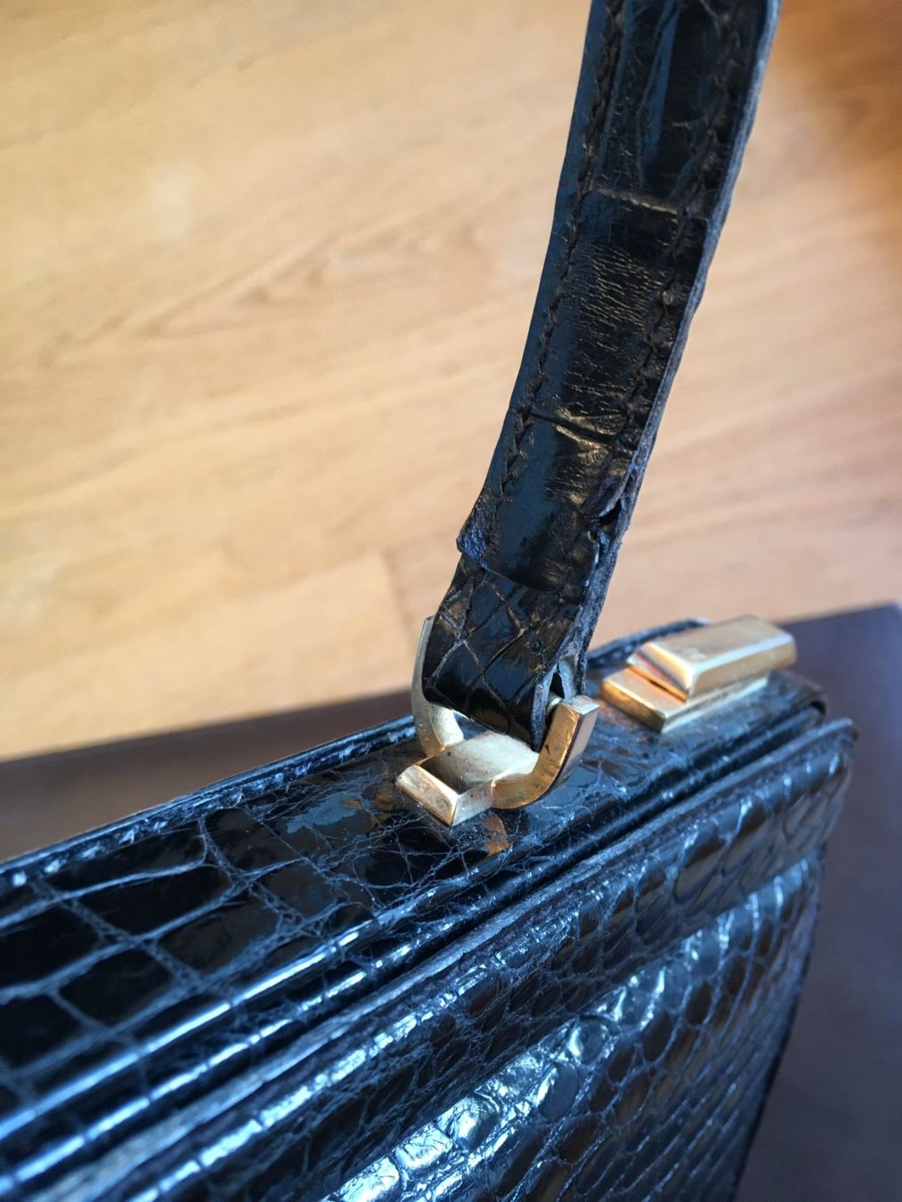 Borse da donna: Sac a main veritable crocodile Excellent etat – Usato da Prangins venduto da pad2424 7