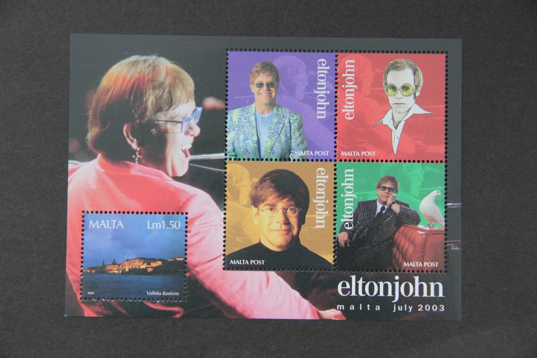 Tutti i francobolli: Malta 2003 - Elton John** – Nuovo (secondo la descrizione) da Jona venduto da Southafrica07
