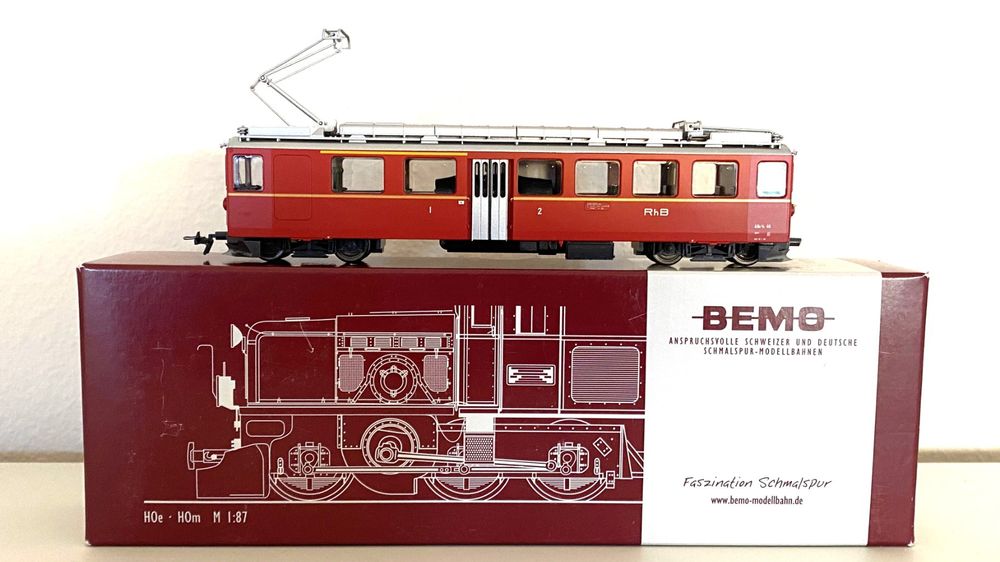 Bemo H0m Schneeräumer X 9103 RhB (ohne Antrieb) - Modellbahn