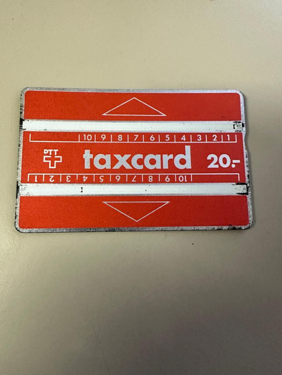 Cartes de téléphone: Taxcard PTT – D'occasion à Thörishaus par zimtfein 2