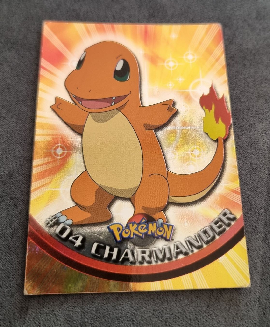 Pokémon Sammelbilder & Trading cards: Pokémon Topps Holo blau # 4 Charmander / Glumanda – Gebraucht aus Roggwil BE von S_Cards 1
