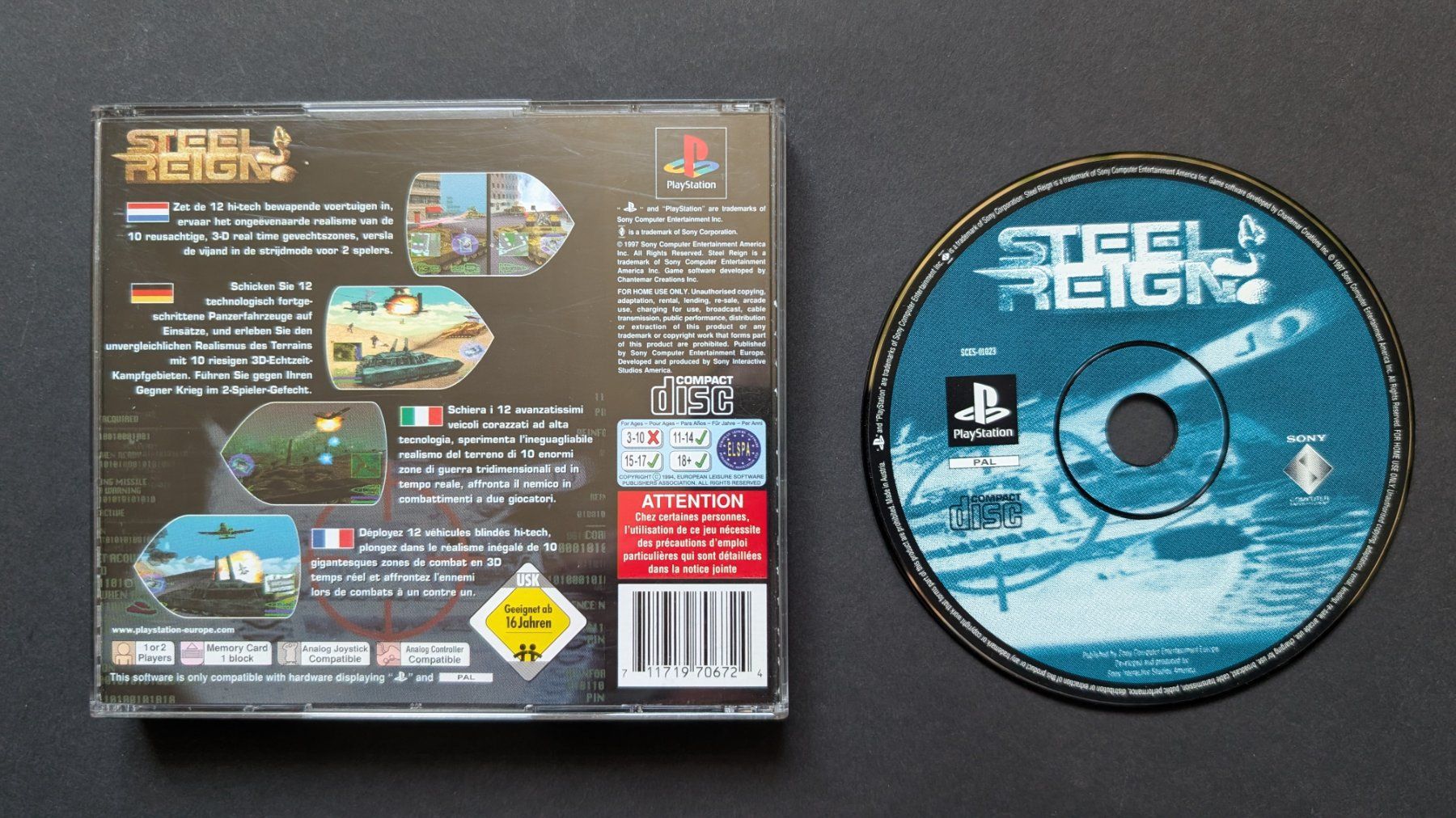 Giochi: Steel Reign | Playstation 1 | PS1 – Usato da Bottmingen venduto da dan_c5wb 3