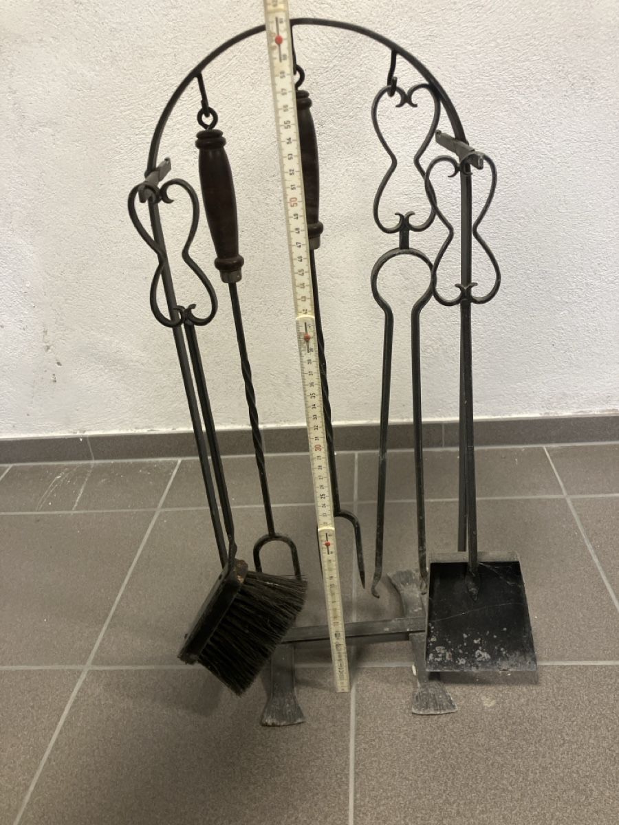 Set di posate: Grill grillzange grillbesteck antik – Usato da Oberaach venduto da soda05 1