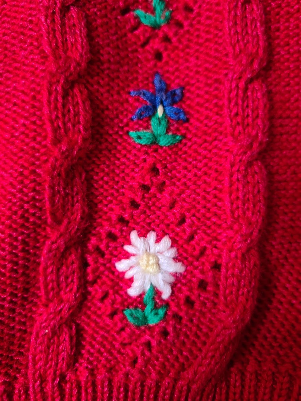 Maglioni & Felpe: Original Tiroler Kinder (3-4J) Strickpulli rot, Wolle, – Usato da Ebikon venduto da Songbird85 2