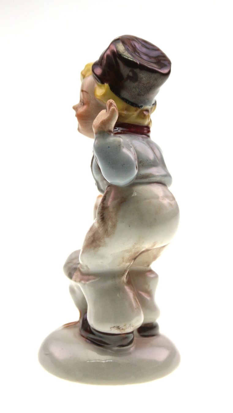 Statuette: süsser Gänsejunge Gräfenthal GDR Germany – Usato da Langenthal venduto da hamster-raeumung 3