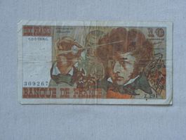 Frankreich 10 Francs Schein 1976 - Seltenes Sammlerstück
