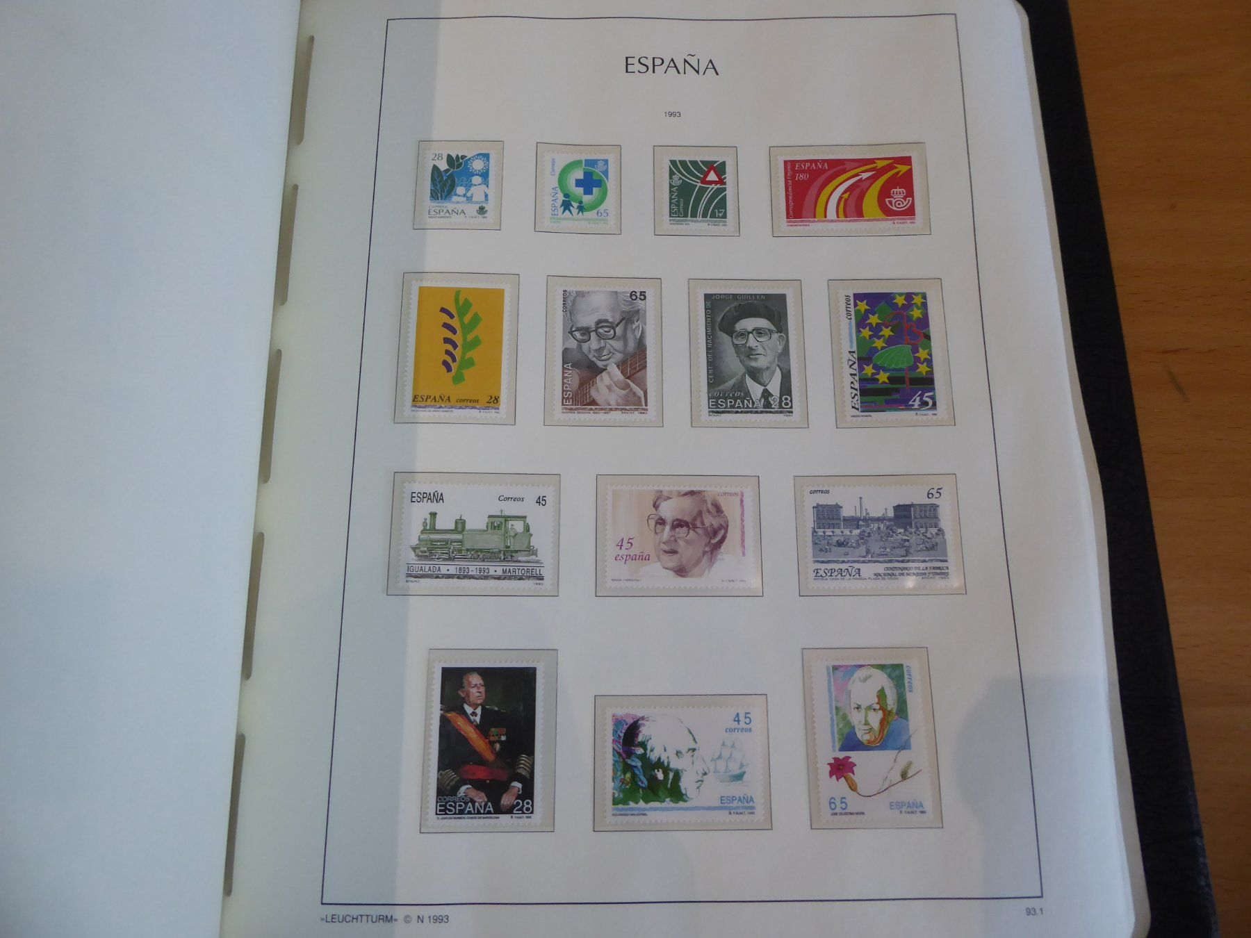 Tutti i francobolli: TOP Sammlung Spanien 1996-2003 mit 40 Seiten Inhalt – Usato da Rothrist venduto da swisstools 4