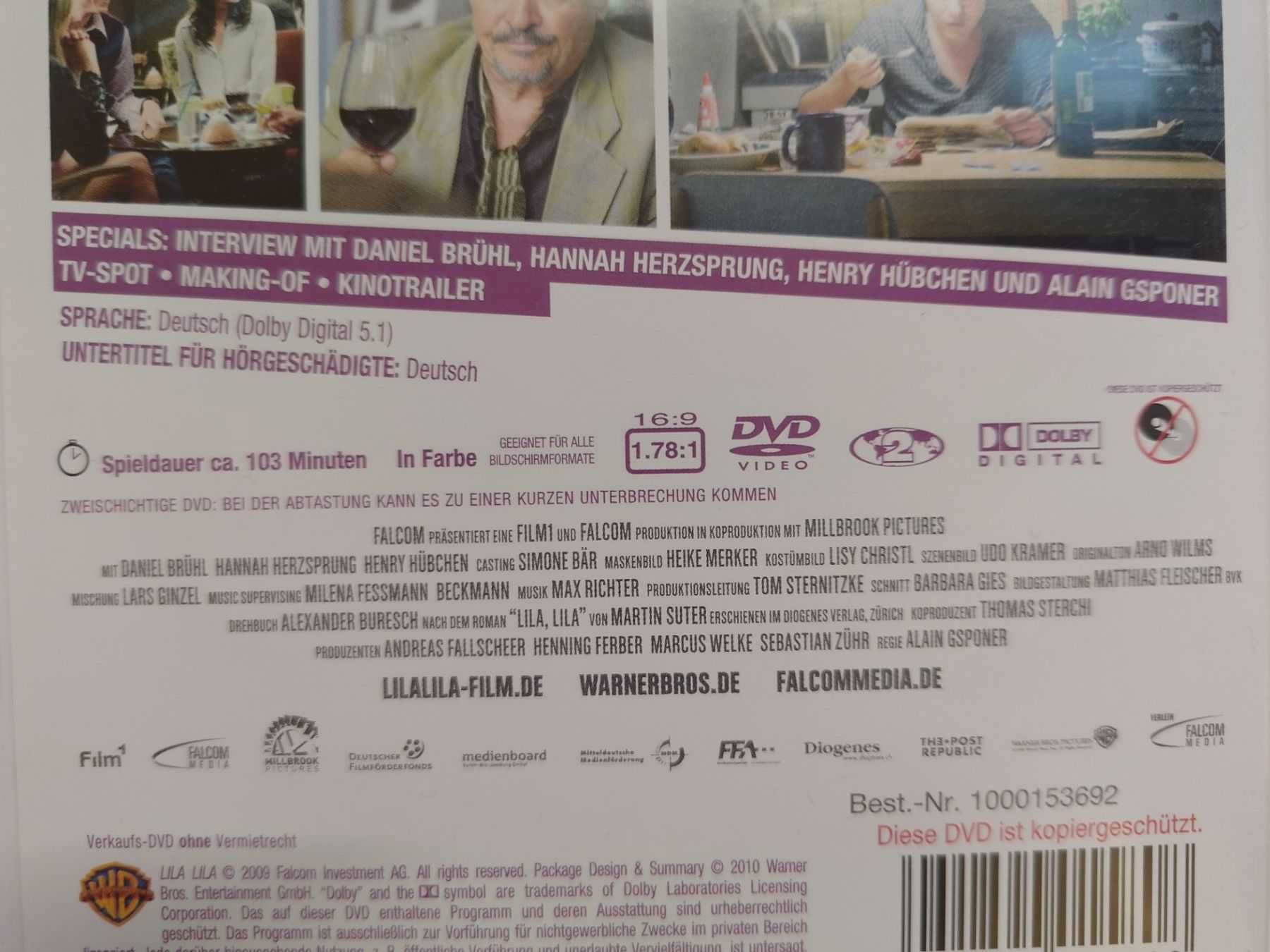 Tutti i DVDs: Lila Lila – Usato da Liestal venduto da Kratzilla 3