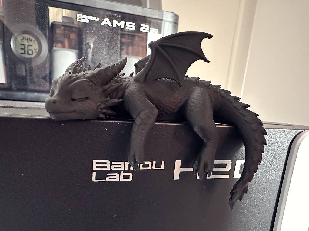Statuette: SCHLAFENDER DRACHE "SHELF DWELLER" – Nuovo e nell'imballaggio originale da Basel venduto da kon_6dyw