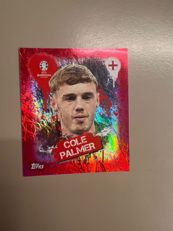 Topps Deutschland EM 2024 ROT Cole Palmer ENG 3 (Neu (gemäss ...