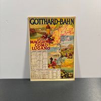 💥 TOP: VINTAGE ANSICHTSKARTE POSTKARTE GOTTHARDBAHN SBB SCH