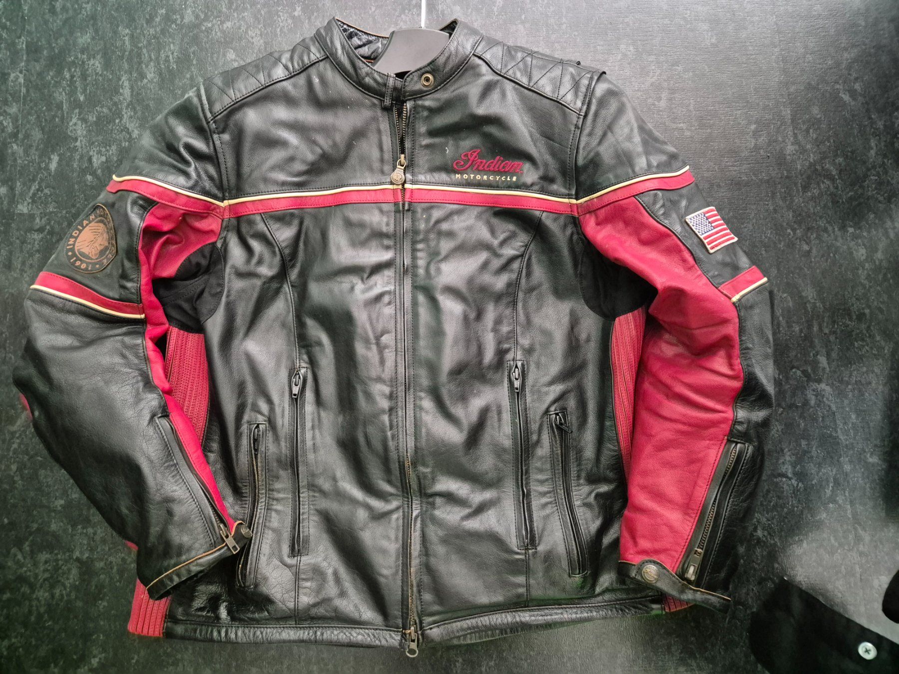 Indian Motorcycle Giacche: Indian Ledermotorradjacke – Nuovo (secondo la descrizione) da Müllheim venduto da Baedy1 6