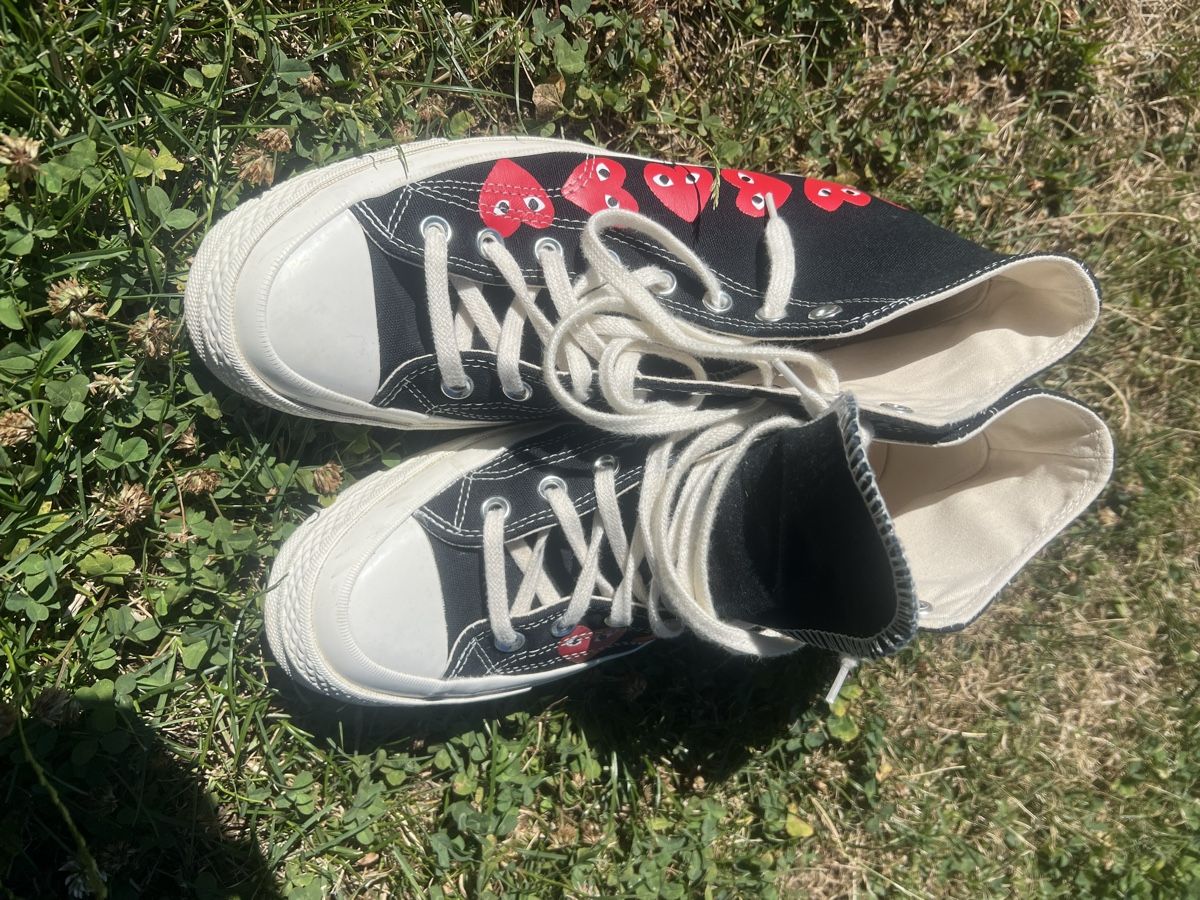 Comme Des Garcons Scarpe da uomo: Converse Chuck All Star High CDG Play Gr. 43 – Usato da Uhwiesen venduto da maflo2 1