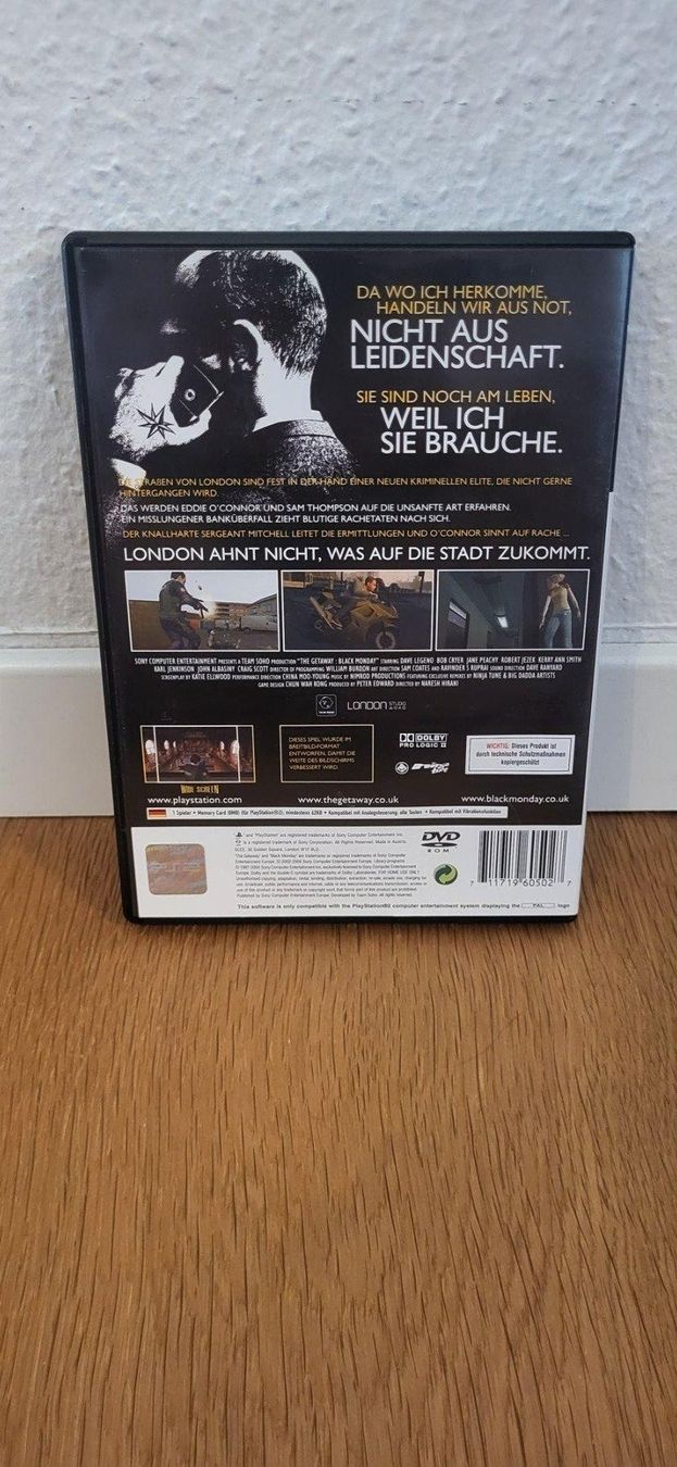 Sony Giochi: PS2 - The Getaway Black Monday – Usato da Münsingen venduto da Heroism2010 1
