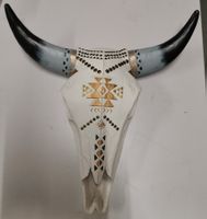 Büffel-Wandskulptur Boho / Ethno Stil NEU
