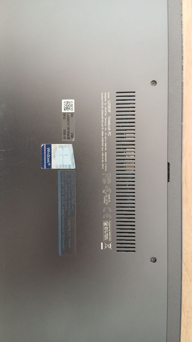 Asus Notebook: Asus ZenBook Flip15 – Usato da Dozwil venduto da RianSchenk 3