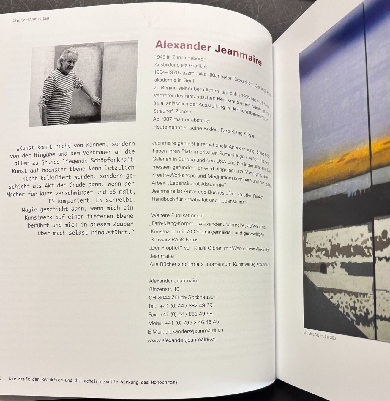 Bücher: Atelier-Ansichten – Neu (gemäss Beschreibung) aus Sarnen von Livres 5