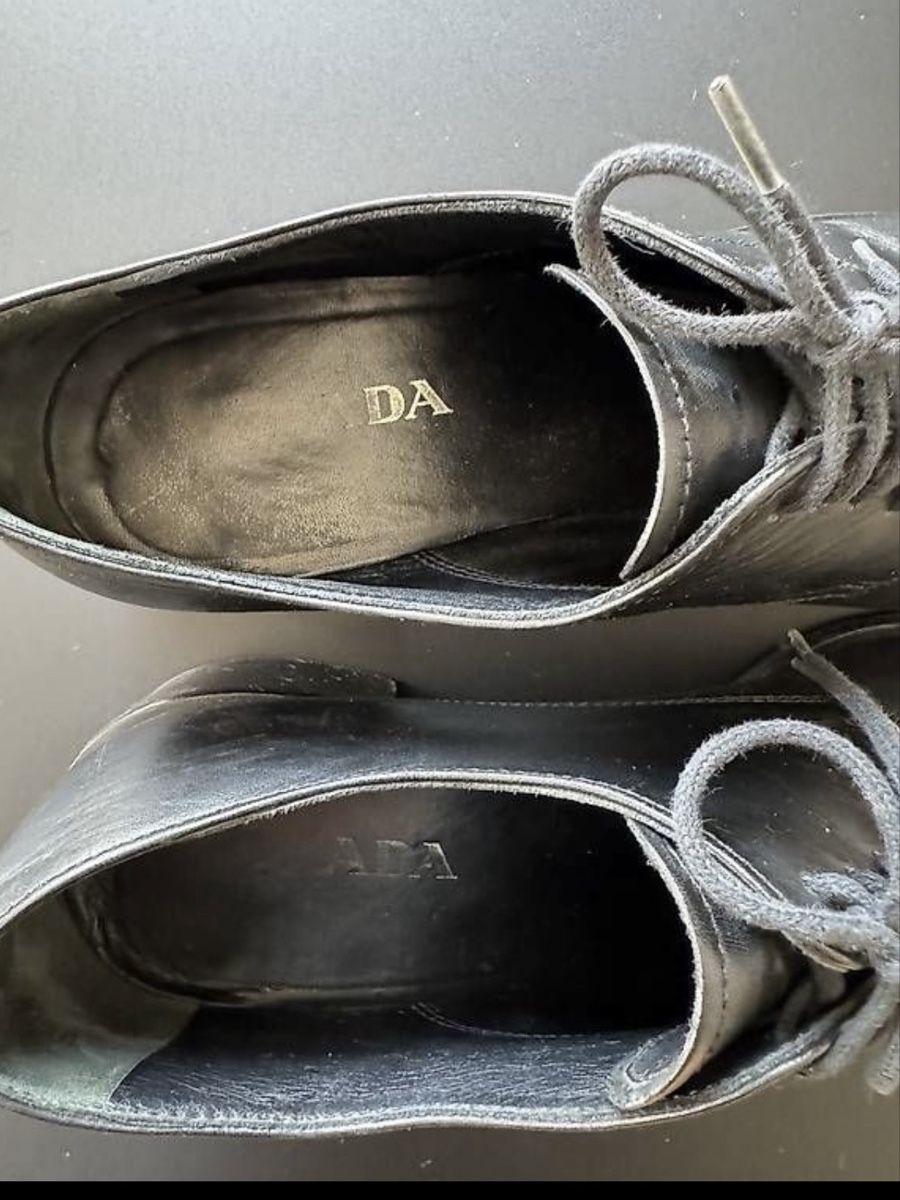 Prada Herrenschuhe: Prada schwarze Lederschuh – Gebraucht aus Zürich von Albis37 2