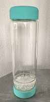 Trinkflasche INU - mit Bergkristall-Edelsteinen 500 ml mint