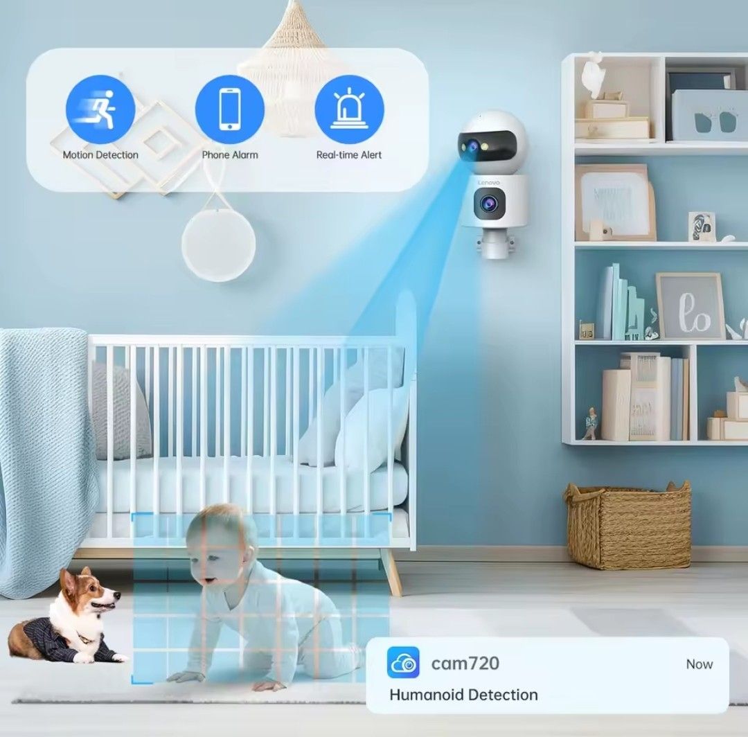 Lenovo Webcams: Baby Überwachungskamera mit Nachtsicht - dual Kamera – Neu und originalverpackt aus Winterthur von Deins_8j77 5