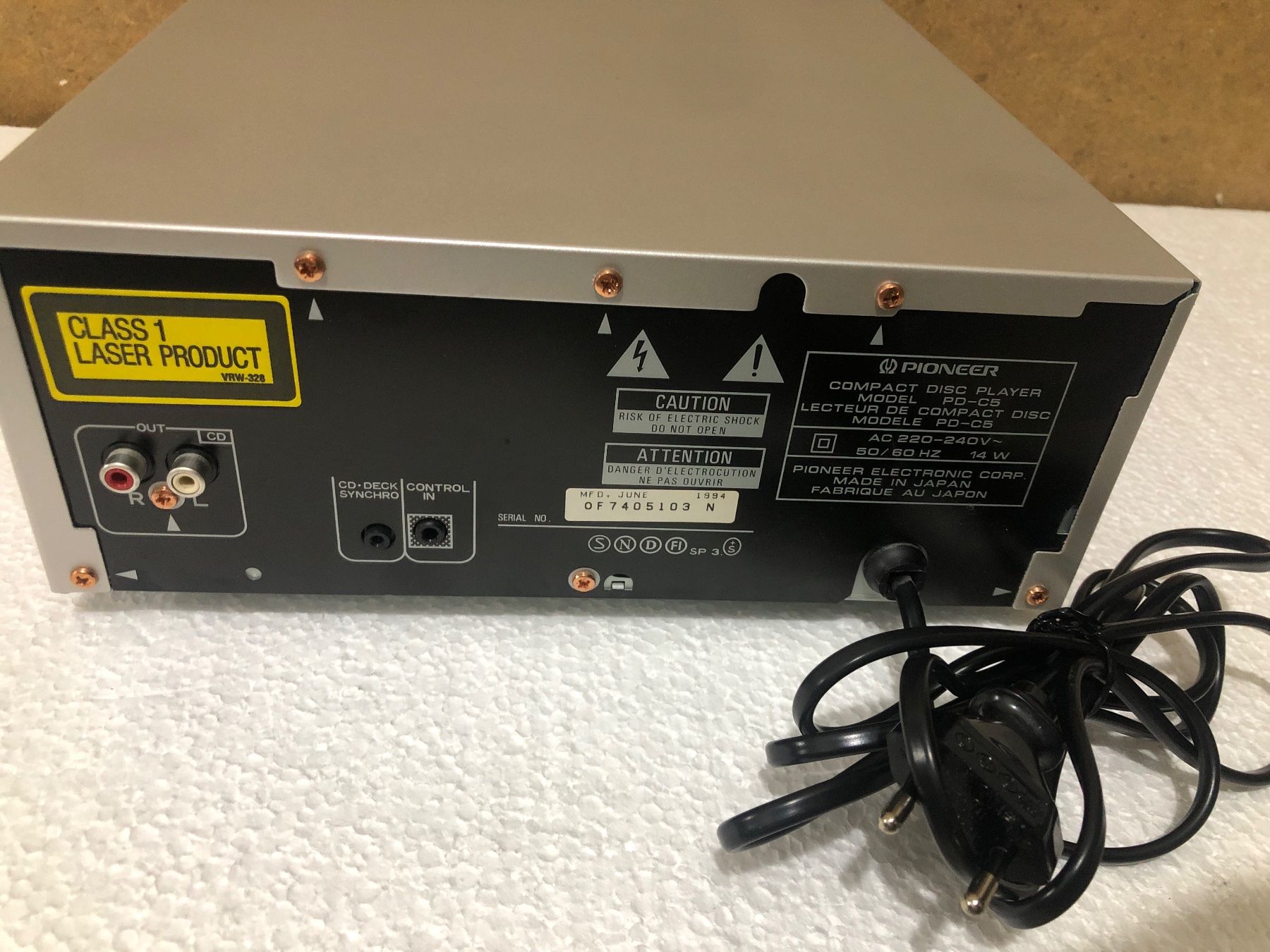 Pioneer Lettore multimediale & Streamer: Cd player pioneer PD-C5 – Usato da Biel-Bienne venduto da alos07 2