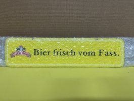 BRAUEREI EICHHOF LUZERN FRISCH VOM FASS KUNSTSTOFF SCHILD