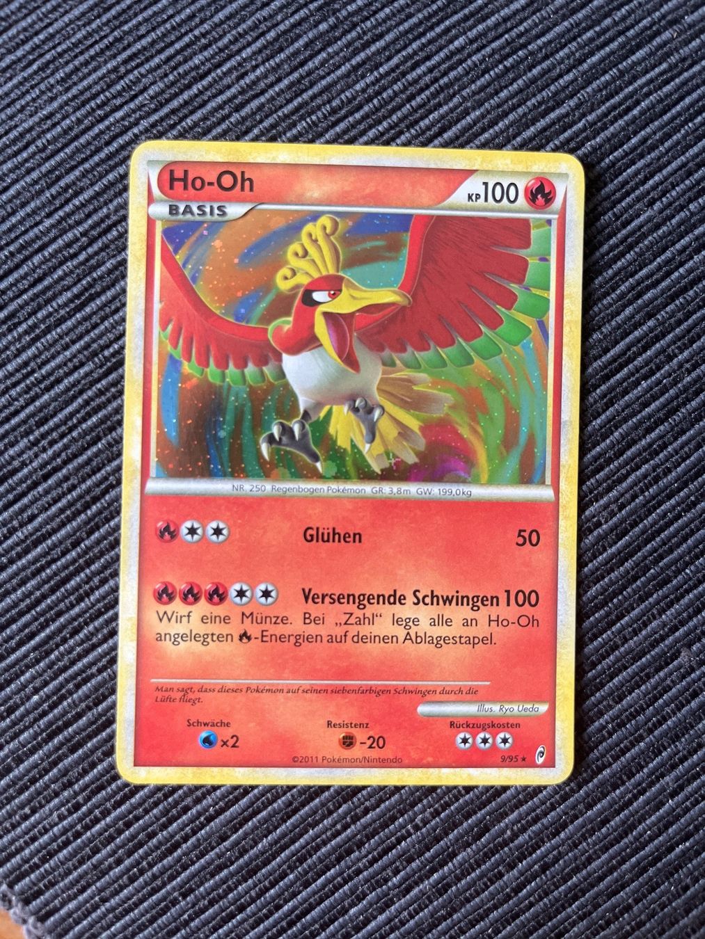Pokémon Sammelbilder & Trading cards: Pokemon Ho-oh Holo Ruf der Legenden – Gebraucht aus Wabern von Collectfun