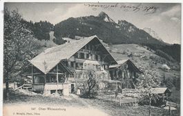 Ober-Weissenburg -Karte gelaufen 1908