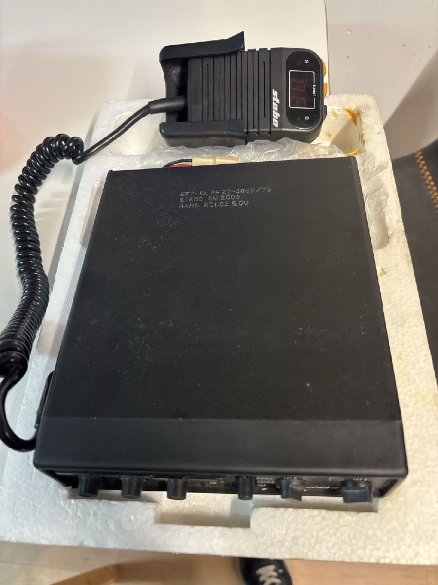 Radiocomunicazione: Radio CB Stabo SM 2000 Vintage con microfono originale! – Usato da basel venduto da Swiss._.1978 5