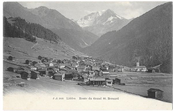 Cartes postales: Liddes Gesamtansicht – D'occasion à Olten par clotaldi